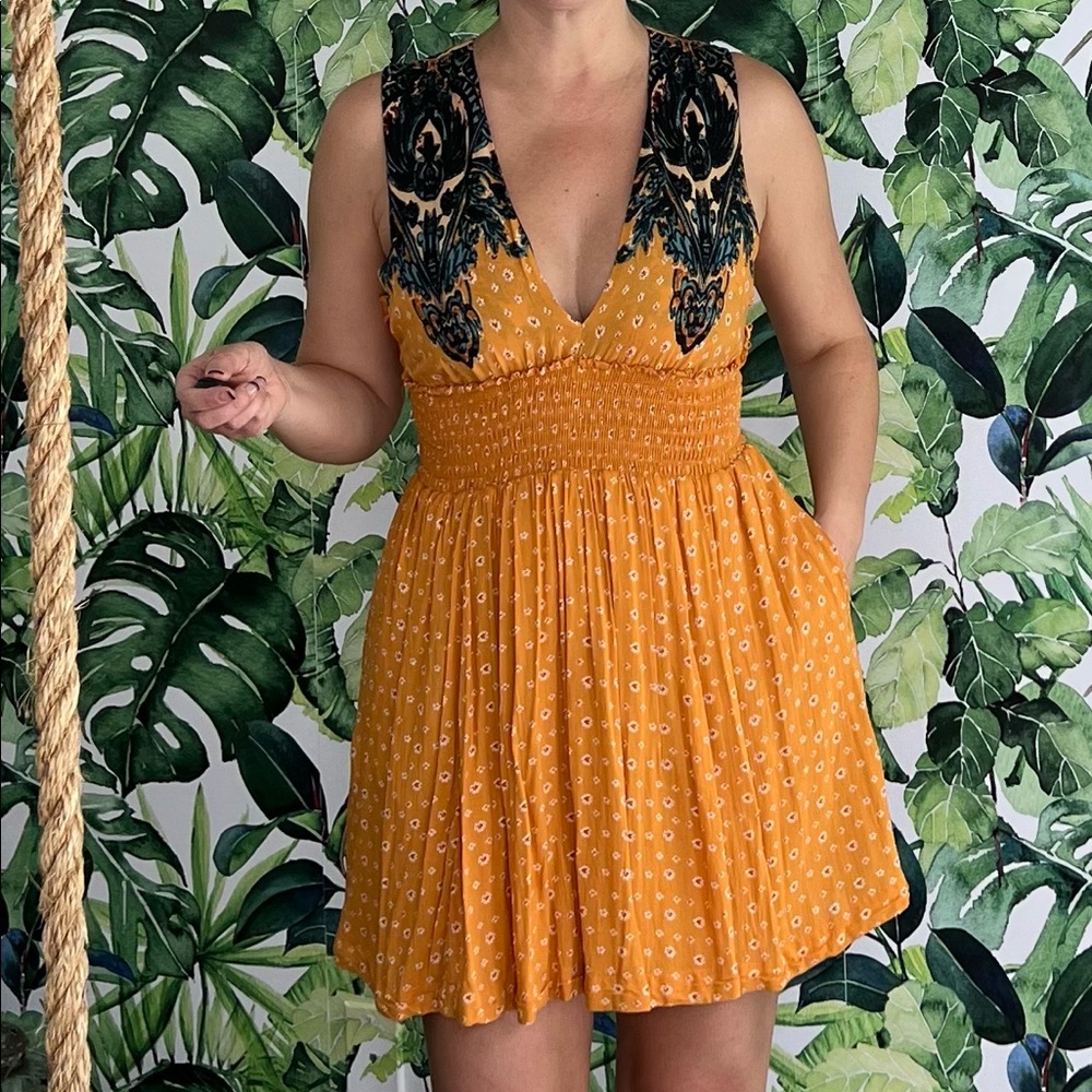 Mustard dress